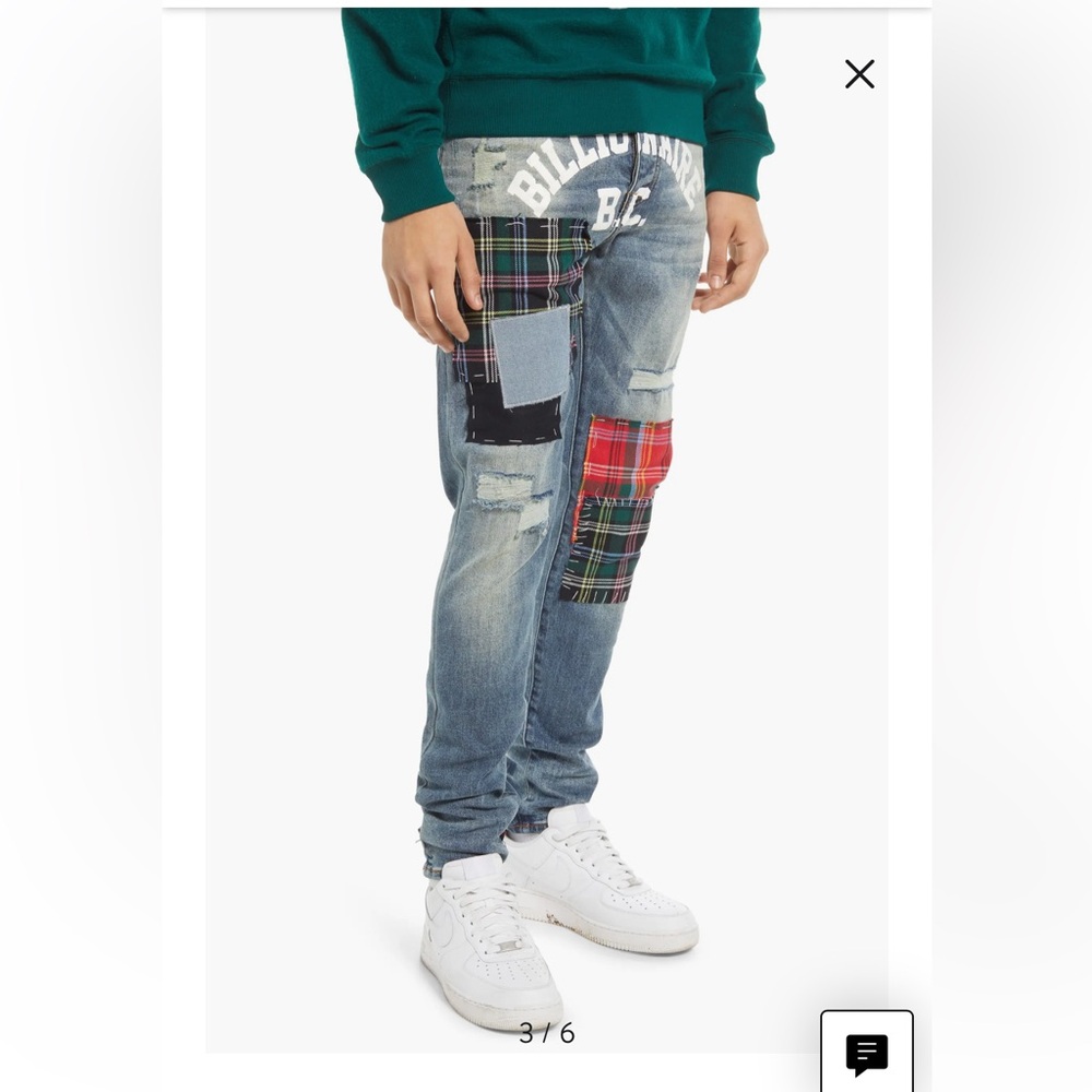 BBC Billionaire Boys Club Clubhouse Jean 'Helix' NWT